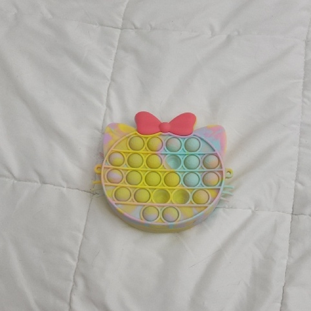 Rainbow Cat Pop It Fidget Toy
